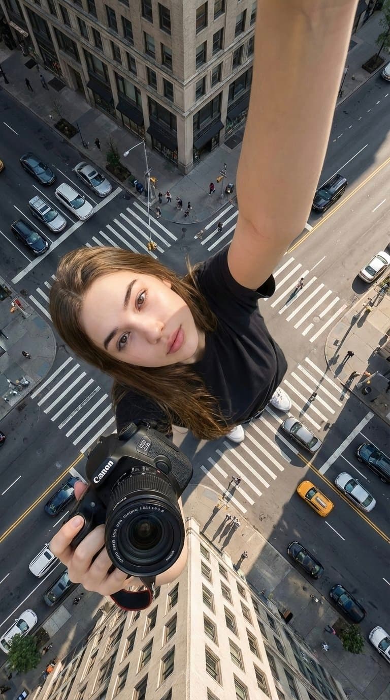 俯视巨女城景自拍