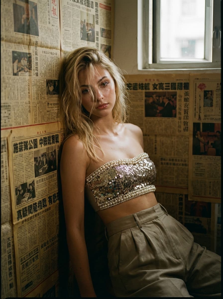 90年代电影质感的香港复古肖像照